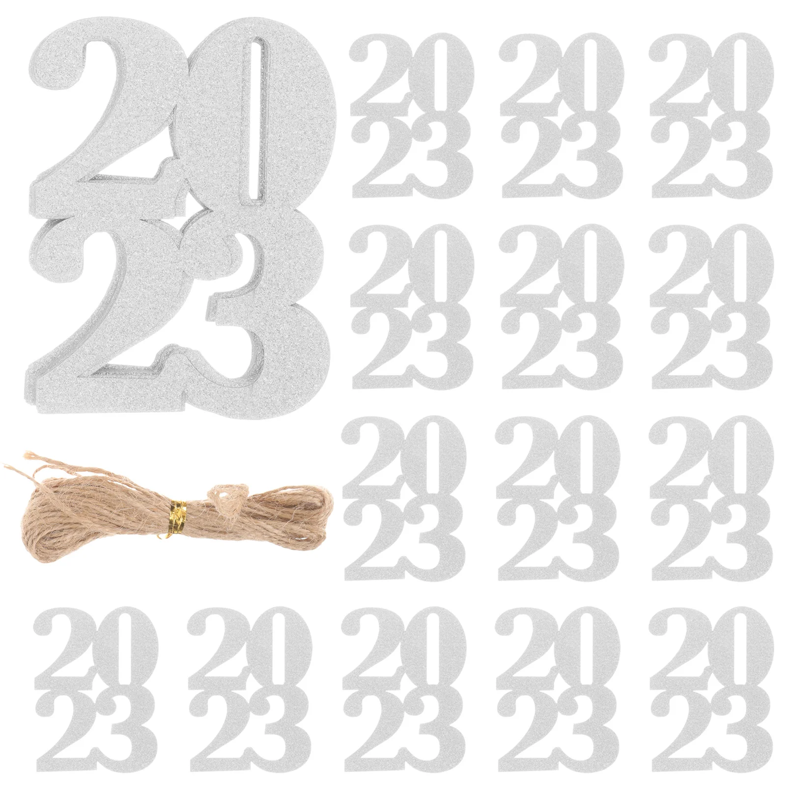 

2023 Graduation Season Glitter Happy Tags New Year Home Decor 2022 Party Banner Card