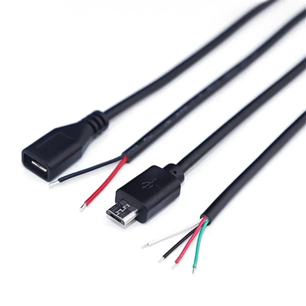 Фото Кабель-удлинитель с разъемом Micro USB 2,0 «папа», 4 контакта, 2 контакта, 4 провода №1