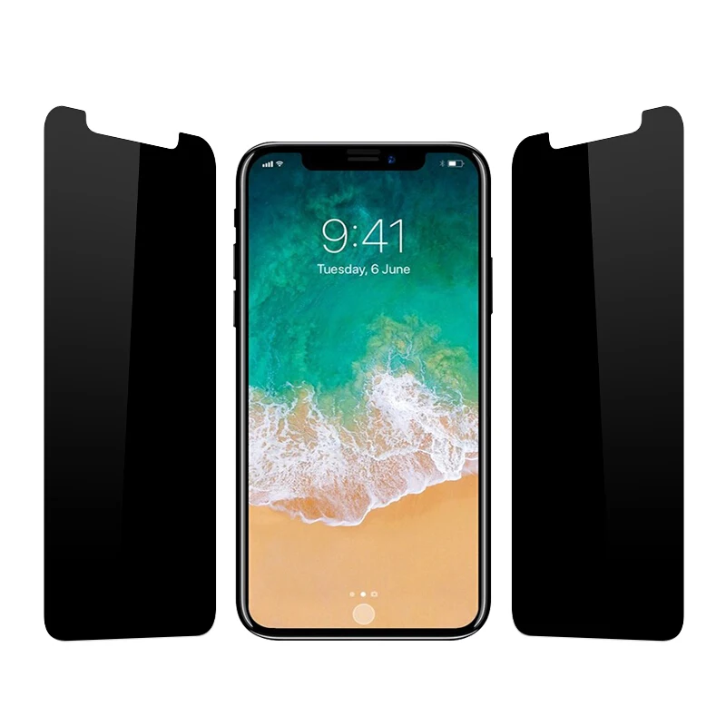 10pcs Privacy Temper glass For Apple iPhone X XS Max 6 7 8 Plus 11Pro 11 12 13 Pro Max Mini SE 2020 Anti Spy Tempered Glass