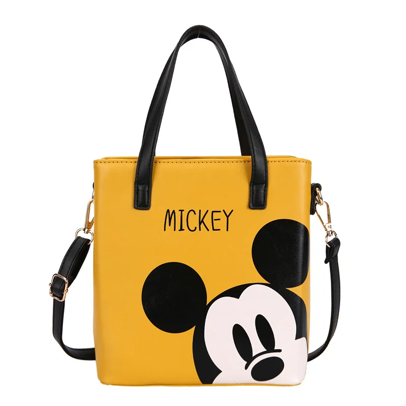 Disney Bag Mickey Shoulder Bag Women's Crossbody Bag Fashion Mickey Catone Print Tote Bag Everything with Personality Handbag