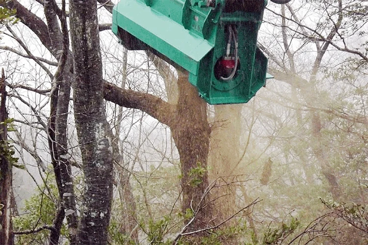 Лесная техника экскаватор Лесной Мульчер измельчитель дробилка