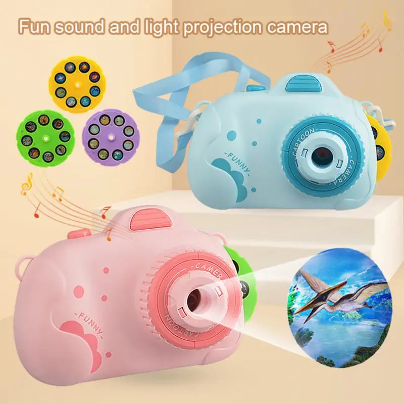 

Детская проекционная камера, креативная Милая головоломка, имитация музыки, мультяшная проекционная камера, подарок для детей дошкольного ...