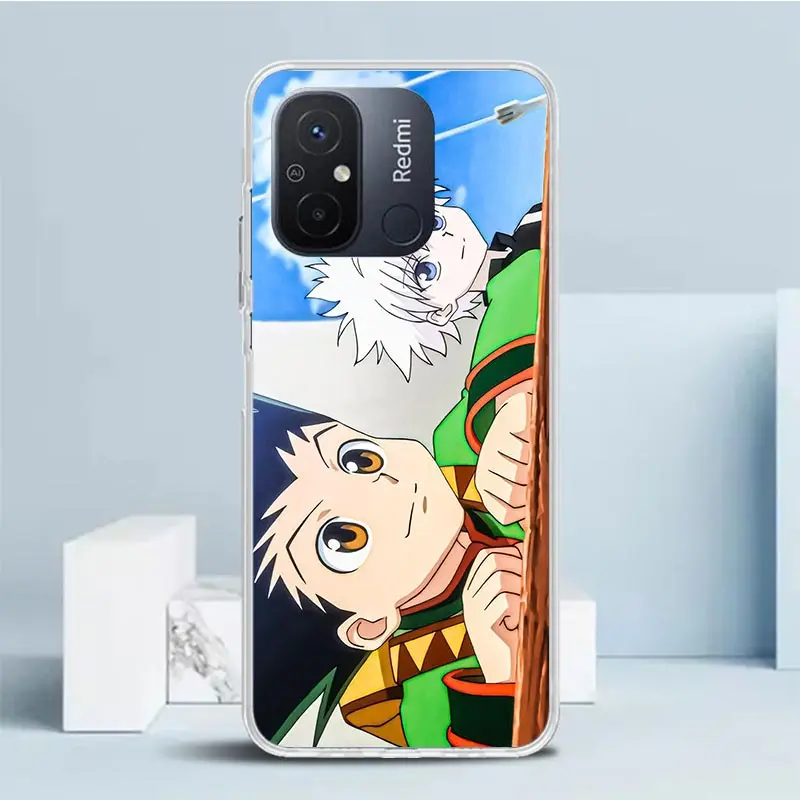 Huner X-Hunters Gon для Xiaomi Redmi 14C 13C 12C 10C 9C Чехол телефона 13 12 10 9 10A 9A 9T 8A 8 7A 7 6A 6 K70 K60 K40 K20 Pro
