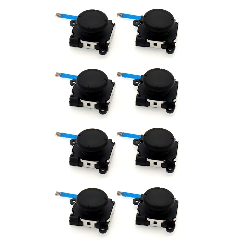 

8Pcs For Nintendo NS Handle Switch 3D Joystick Joy-Con Left And Right Handle Switch Handle Accessories