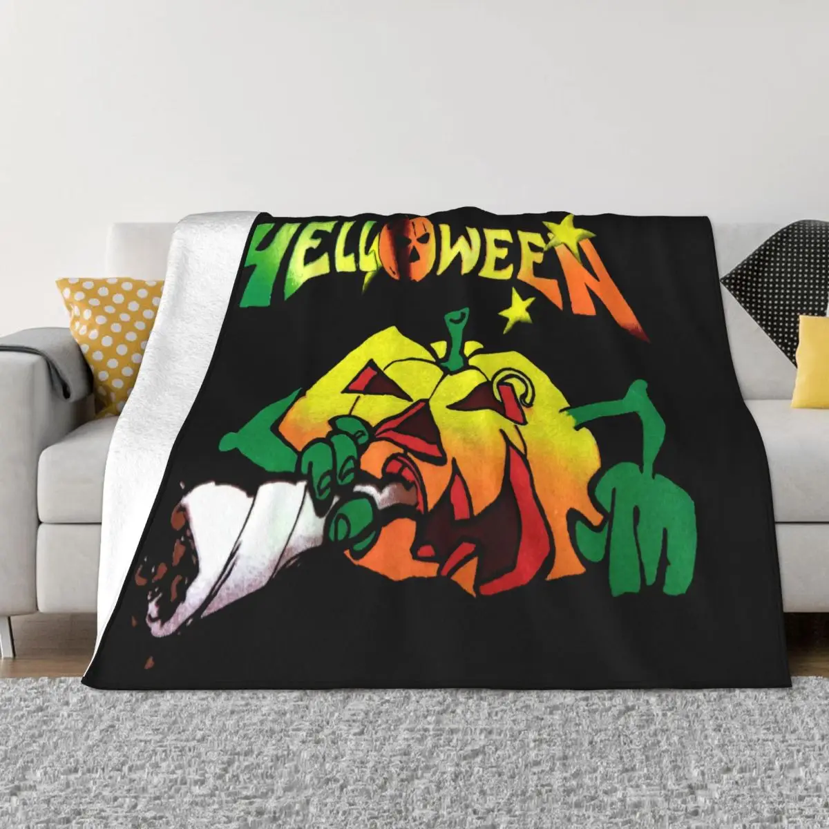 Винтажное одеяло унисекс Helloween Kim Loai Tour Nhat Ban Tai Xs3XL с юмором и в готическом стиле