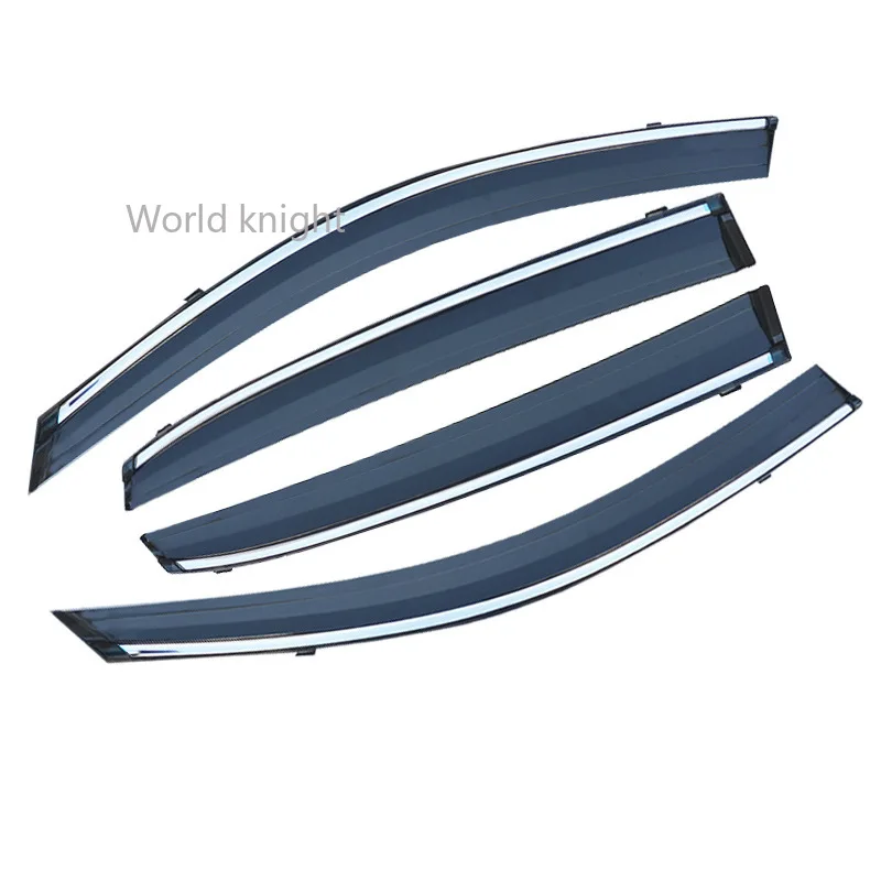 

4DR Car Window Visor Shade Vent Rain Guard Deflector Fit For Honda Civic 2016 2017