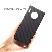 huawe mate 30 pro case cover luxury plain ture carbon fiber hard slim phone protection cover phone bags kevla matte back cover