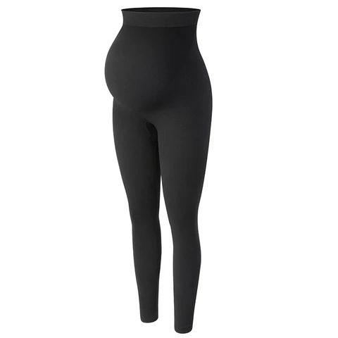 Maternidade Leggings Casa alta Cubra apoia leggins para mulheres grávidas Gravidez calças magras moldando as calças pós -parto