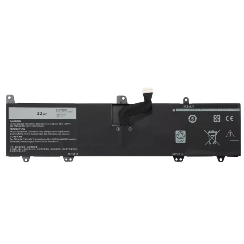 Новая перезаряжаемая 4-ячеечная батарея для ноутбука 7 6 В 32 Втч 0JV6J Dell Inspiron 11-3000 3162