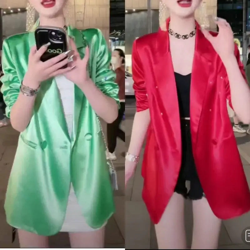 Роскошный брендовый Женский блейзер