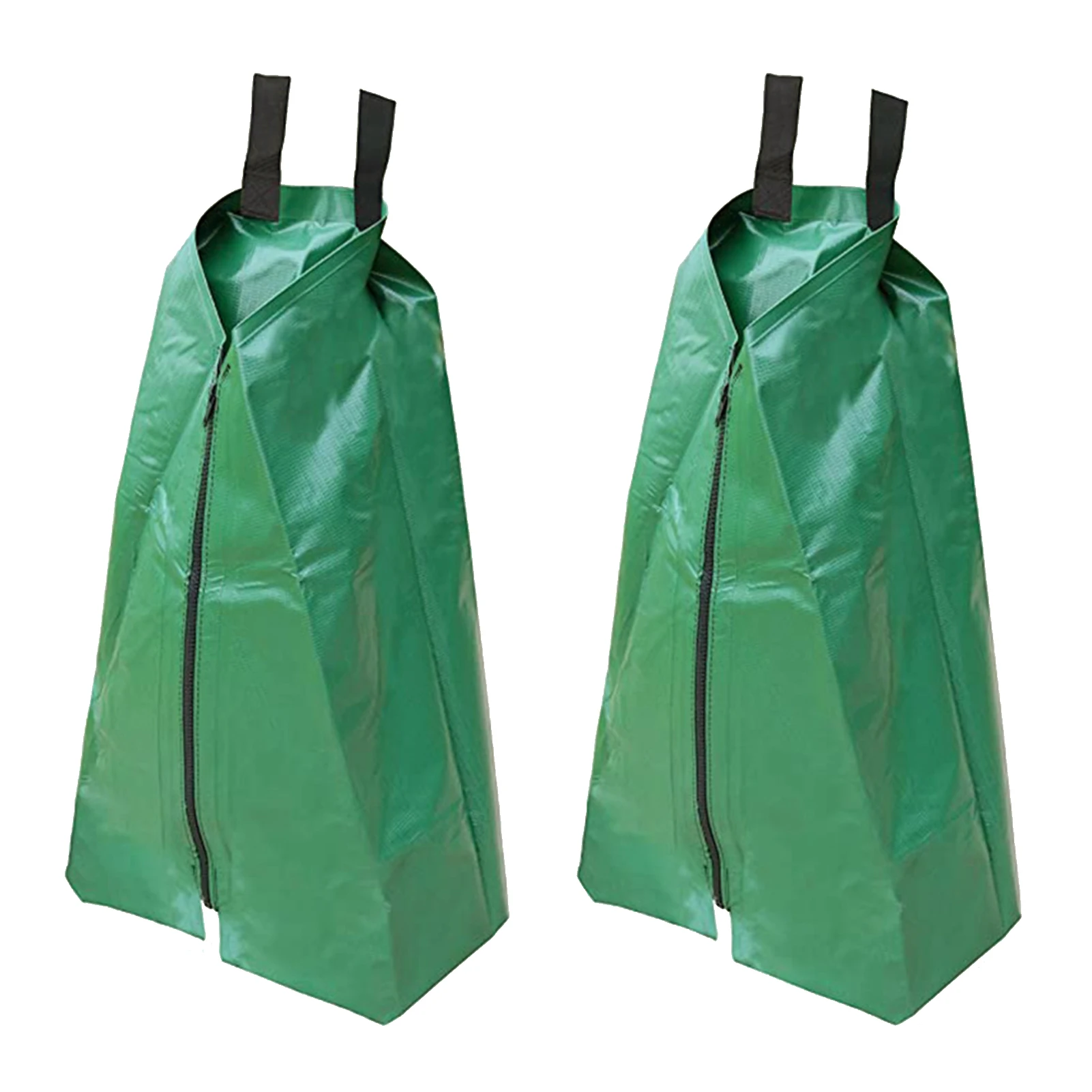 2pcs Reusable Drip PVC Slow Release Targeted 20 Gallon Gardening Tool Shrub Large Green Tree Watering Bag Continuous UV Stable