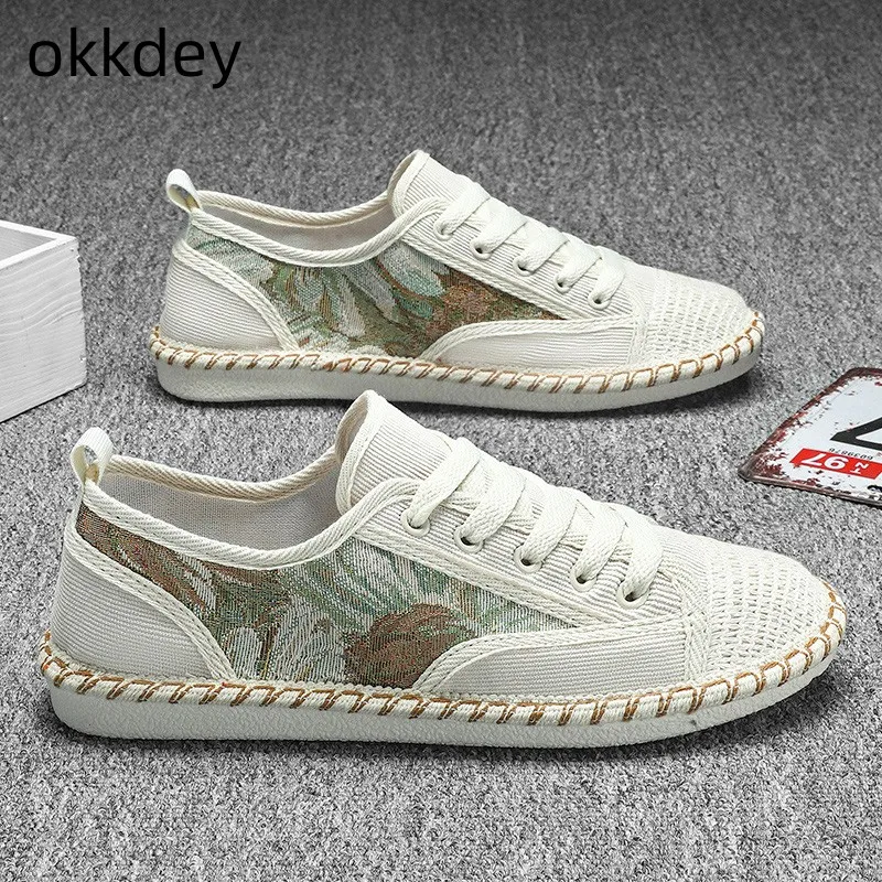 Мужские текстильные туфли для рыбалки модная уличная дышащая повседневная