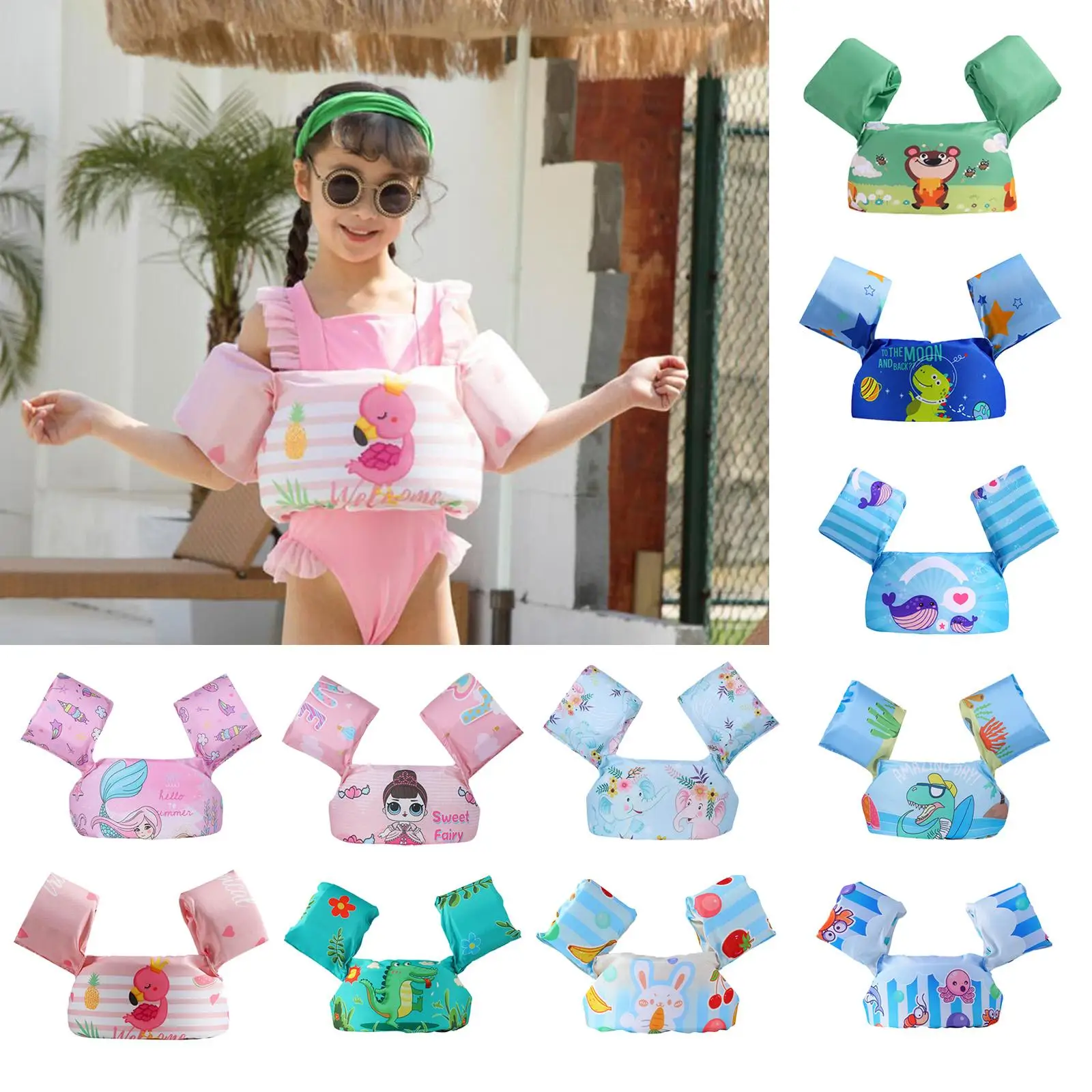 

Baby Float Arm Sleeve Floating Ring Safe Life Jacket Buoyancy Vest Kid Swimming Equipment Armbands Swim Foam Pool Toys Life Vest