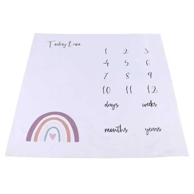 Детское одеяло Milestone реквизит для фотосъемки новорожденных месячное детского