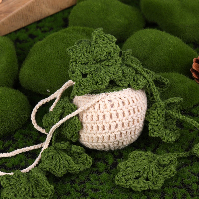 Новинка набор ручной вязки милых растений в горшках вязаный крючком ручная