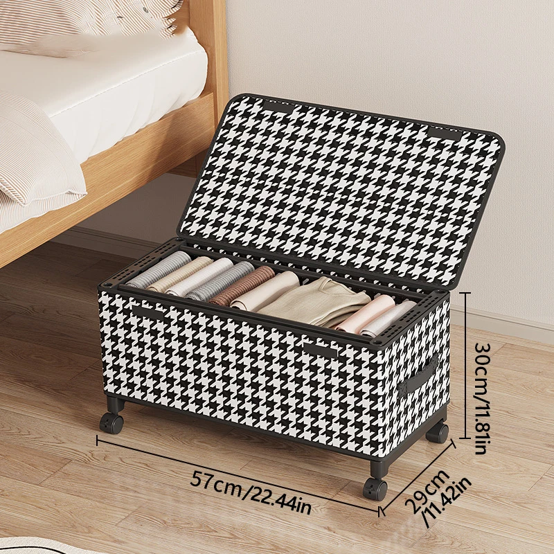 

Складной ящик для хранения одежды под кроватью, гусиная лапка