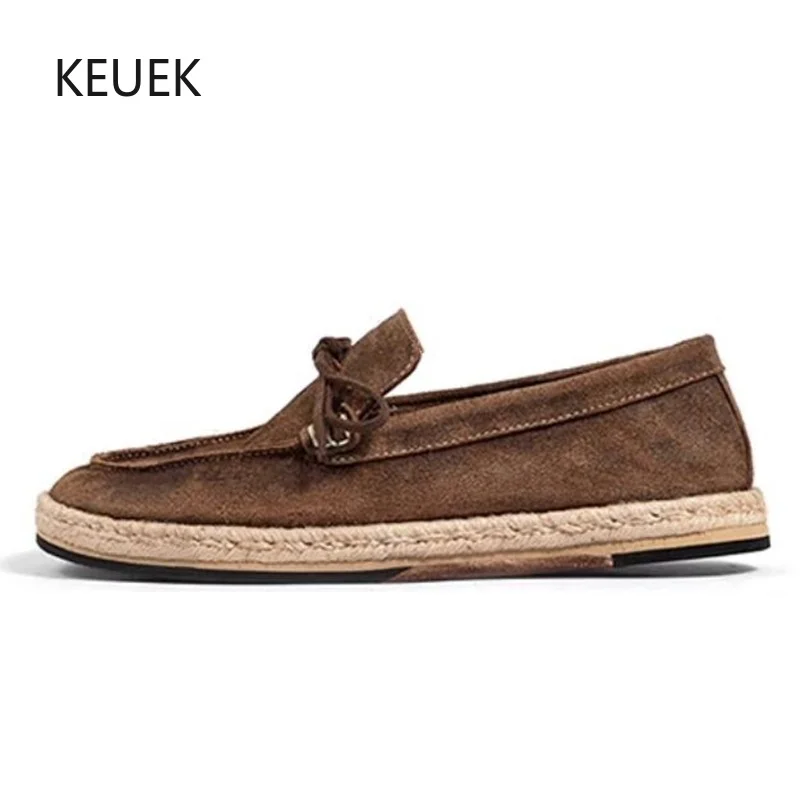 

New Luxury Shoes Men Loafers Breathable Flats Genuine Leather Dress Moccasins Male Fashion Outdoor Sneakers Youth Oxfords 5A