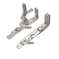 2Pairs 304 Stainless Steel Pivot Hinge Wind Brace For Insultated Side Hung Glass Window