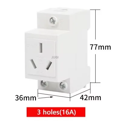 Модульная многофункциональная розетка AC30, 2/3/5 разъемов, DIN-рейка, 10-16 А, 250 В переменного тока