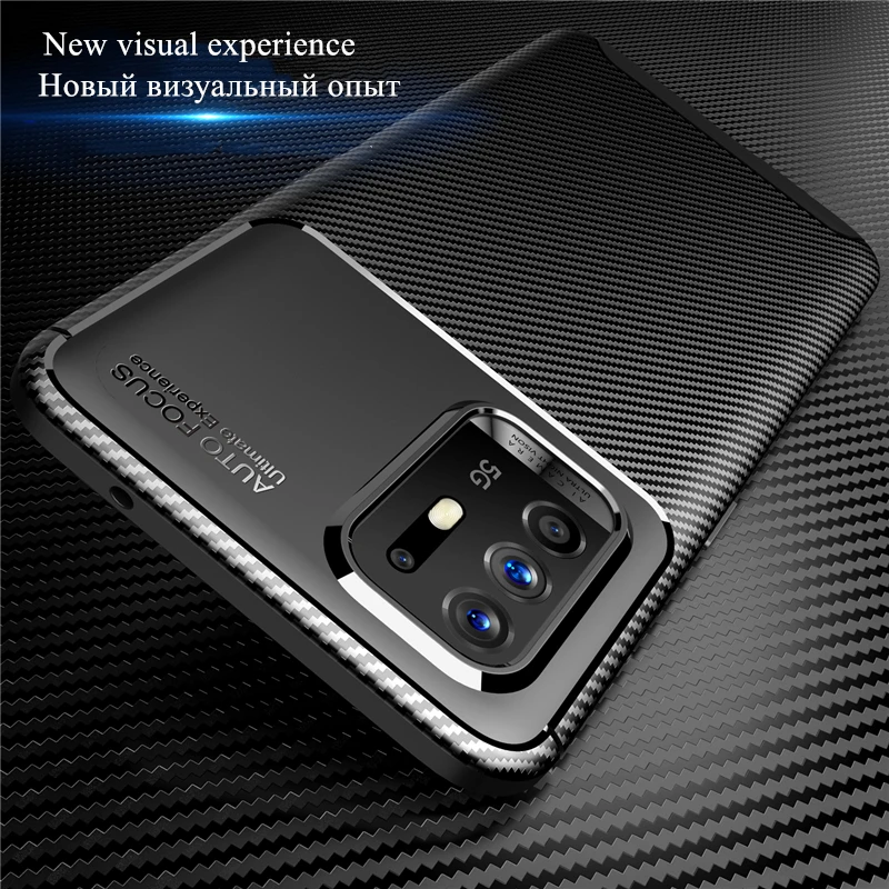 

Высококачественный защитный чехол для OPPO A94 Чехол резиновый силиконовый чехол-бампер с Fundas Защитный Мягкий чехол для телефона чехол для OPPO ...