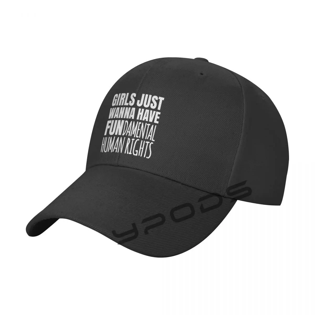 

Girls Just Wanna Have Fundamental Human Rights Baseball Cap for Men and Women Fashion Hat Soft Top Caps Casual Retro Hats Unisex
