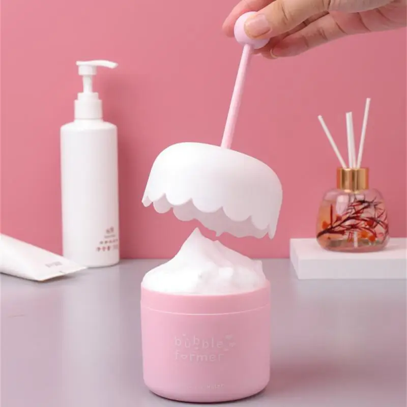 

Portable Facial Cleanser Foam Maker Cup Bubble Foamer Foam Making Cup Body Washing Bubble Maker for Face Cleaning Tool
