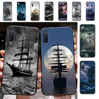 yinuoda sailing ship pirate ship phone case for xiaomi mi 5 6 8 9 10 lite pro se mix 2s 3 f1 max2 3