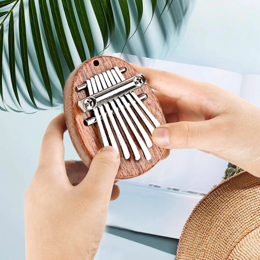 

Мини-пианино Kalimba, 8 клавиш, портативное изысканное Пальчиковое пианино, простой в освоении музыкальный инструмент для начинающих