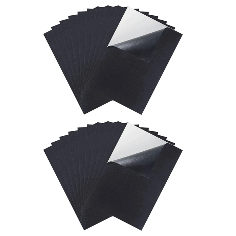 

Hot YO-Black Adhesive Back Felt Sheets Fabric Sticky Back Sheets Self-Adhesive Durable And Water Resistant, 20 PCS