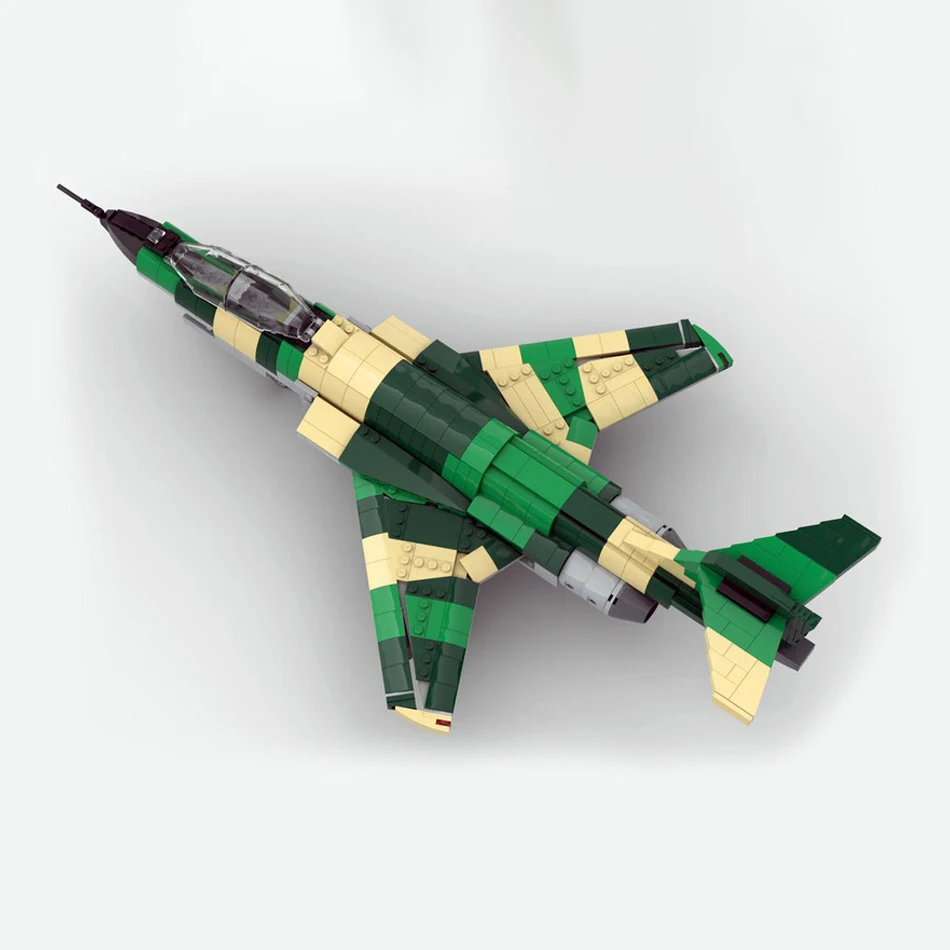 Военный McDonnell F-101 Voodoo боевой самолет модель ВВС самолеты оружие Строительные