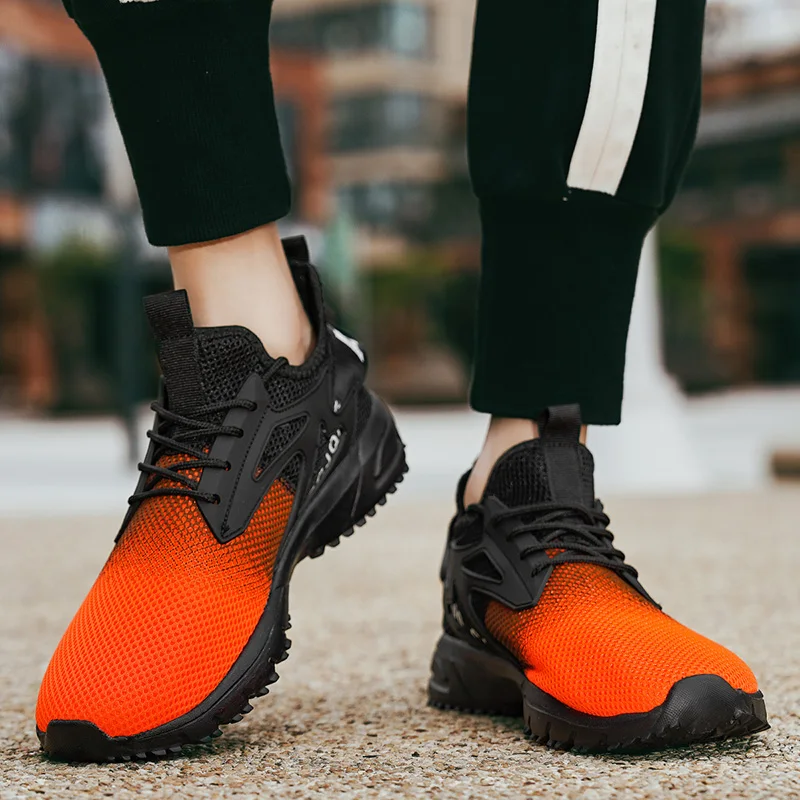 2023 New Men Sneakers Outdoor Breathable Shoes for Men Lightweight Tenis Shoes Comfortable Sports Training Man Running Shoes