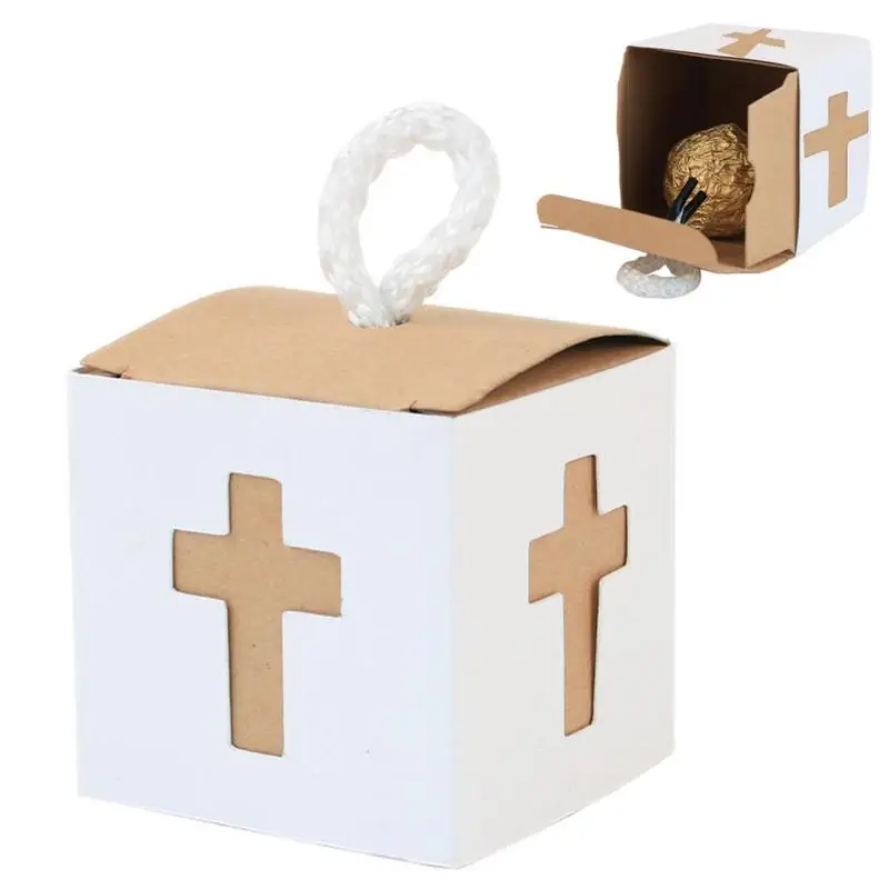 

Empty Gift Box 50 Pieces Guest Gift Box For Weddings Kraft Paper Boxes Decoration With Ribbons For Bridal Shower Birthday Party