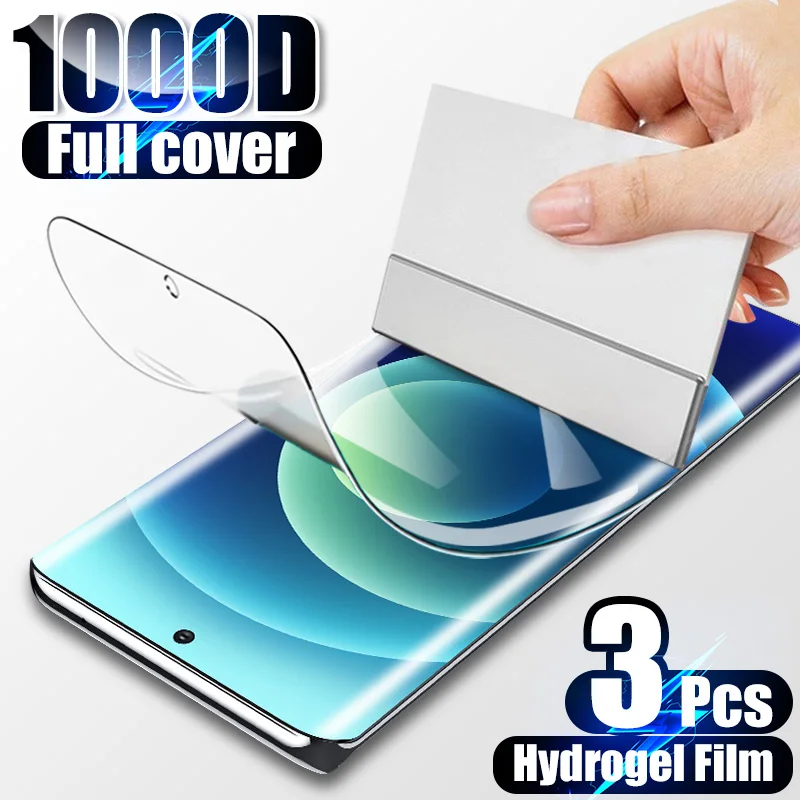 

3Pcs Hydrogel Film Screen Protector For Samsung Galaxy S20 S21 S10 Plus Note 20 10 Ultra A12 A32 A51 A52 A71 A50 A70 A20E Film
