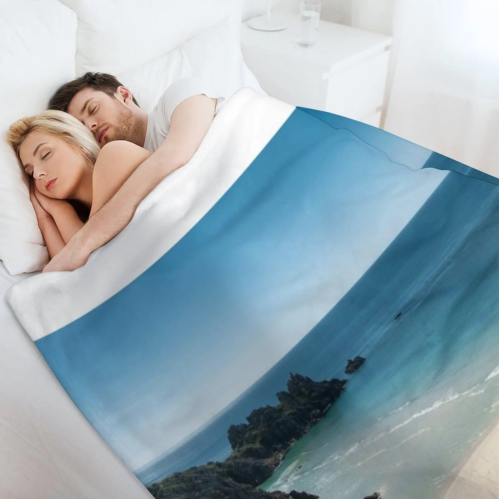 Pedn Vounder Beach Cornwall местоположение фильма Poldark одеяла и пледы с волосатыми роскошными