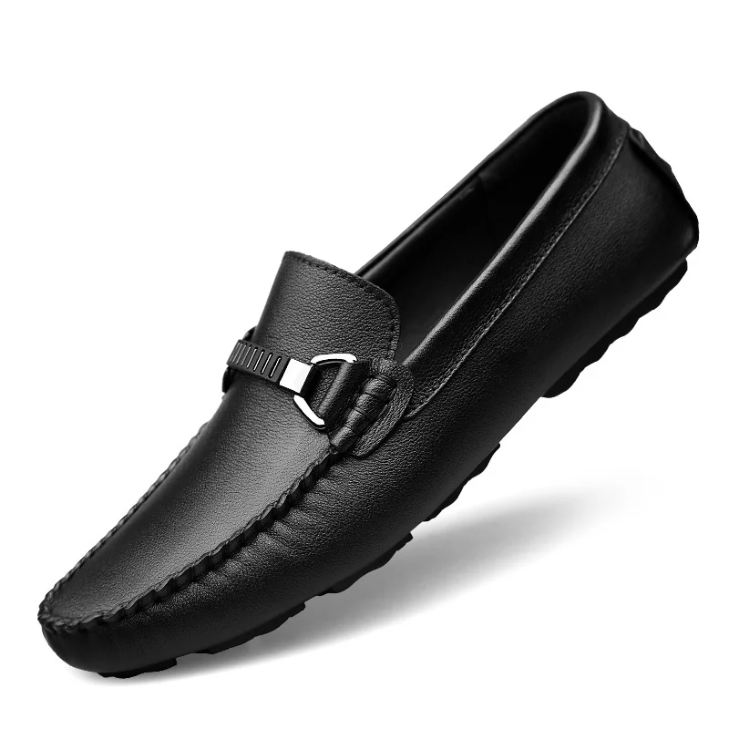 

Genuine Leather Slip On Mens Loafers Casual Shoes Men Designer Lofer Man Mocasines Hot Sale Loafer Trend Loffers Low Lofars