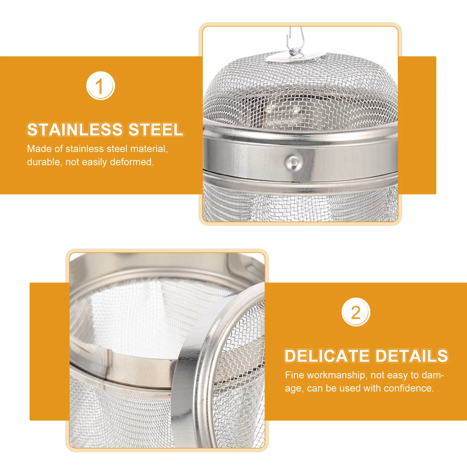 2 шт. шарики для заварки чая приправы сетчатая многофункциональная корзина