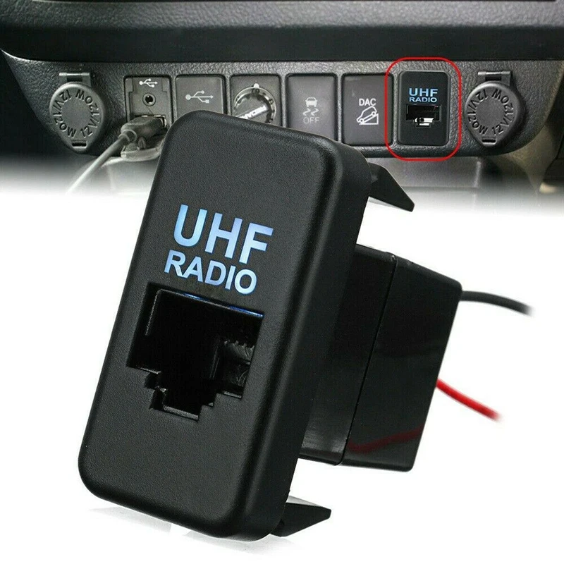 

Панель переключателя радиопереключателя RJ45 с сисветодиодный Одом для Toyota, Hilux, Landcruiser