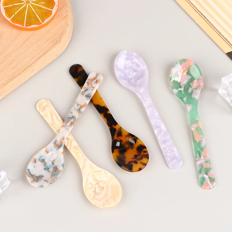 Французская десертная ложка в стиле ретро цельный набор с маслом для желе и крема