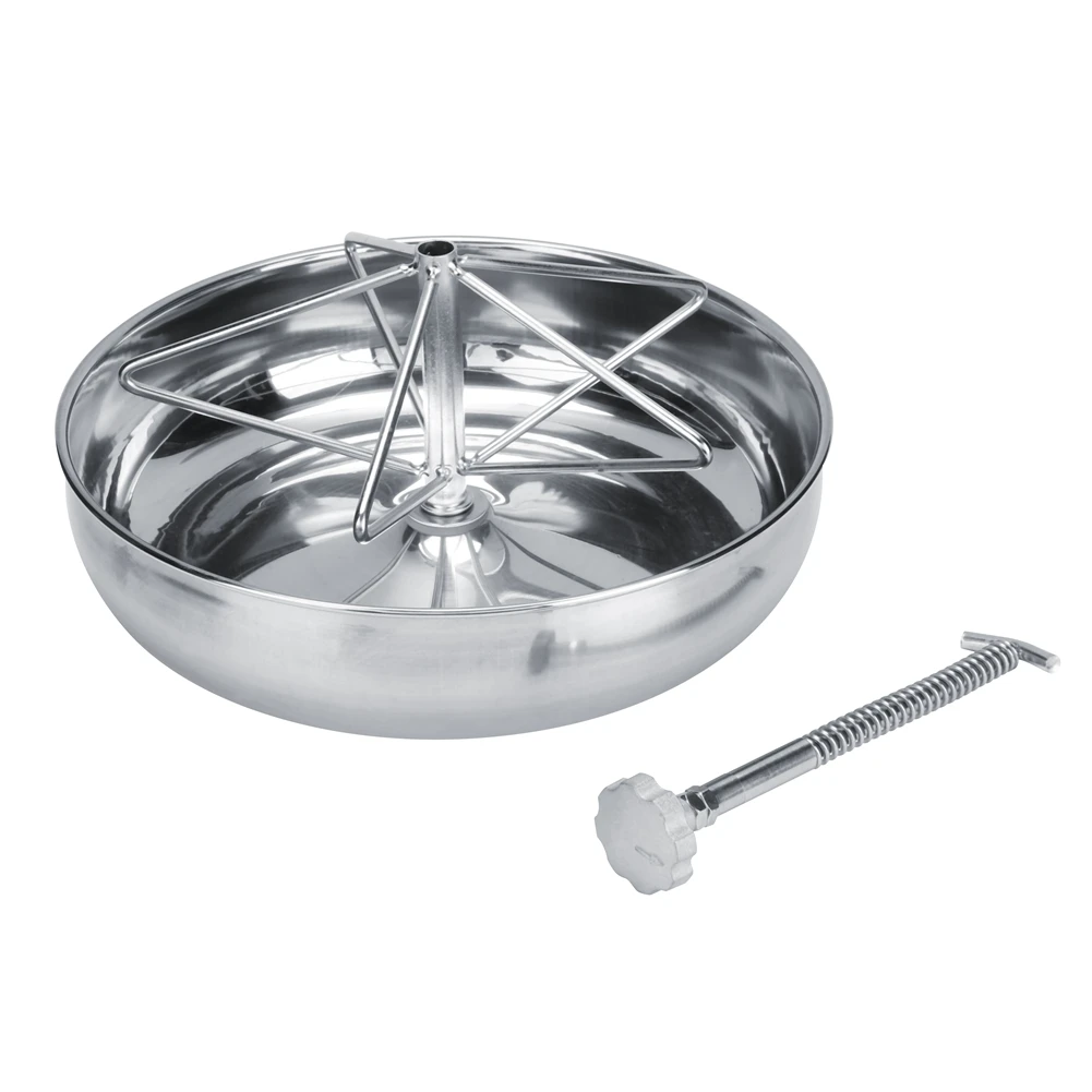 

Stainless Steel Piglet Feed Bowl Pig Feeding Food Container with Metal Groove RodLarge Piglets Piglets Piglets Piglets Piglets