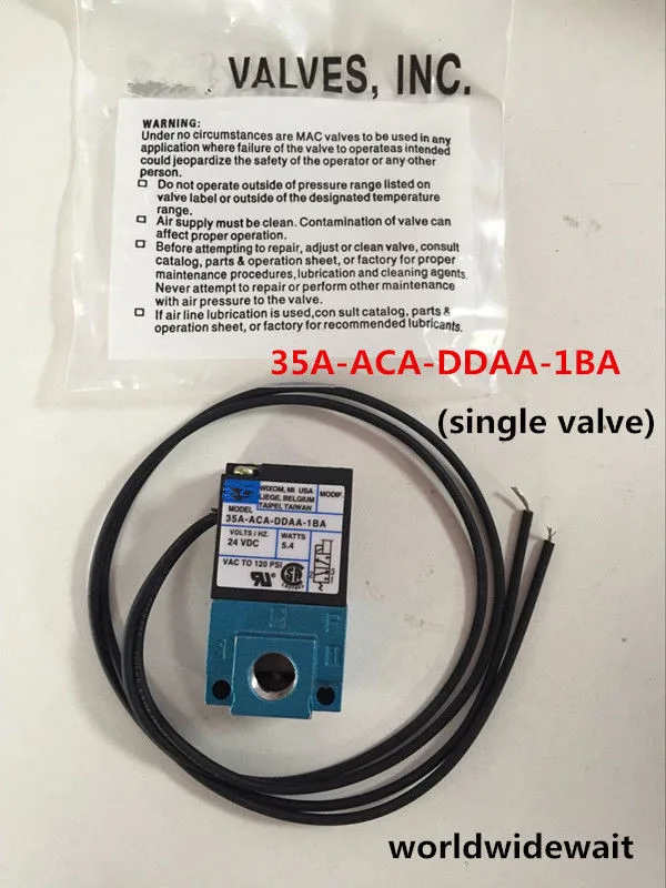 Электромагнитный клапан 35A-ACA-DDAA-1BA / DDBA DDFA DC24V для маркировочной машины