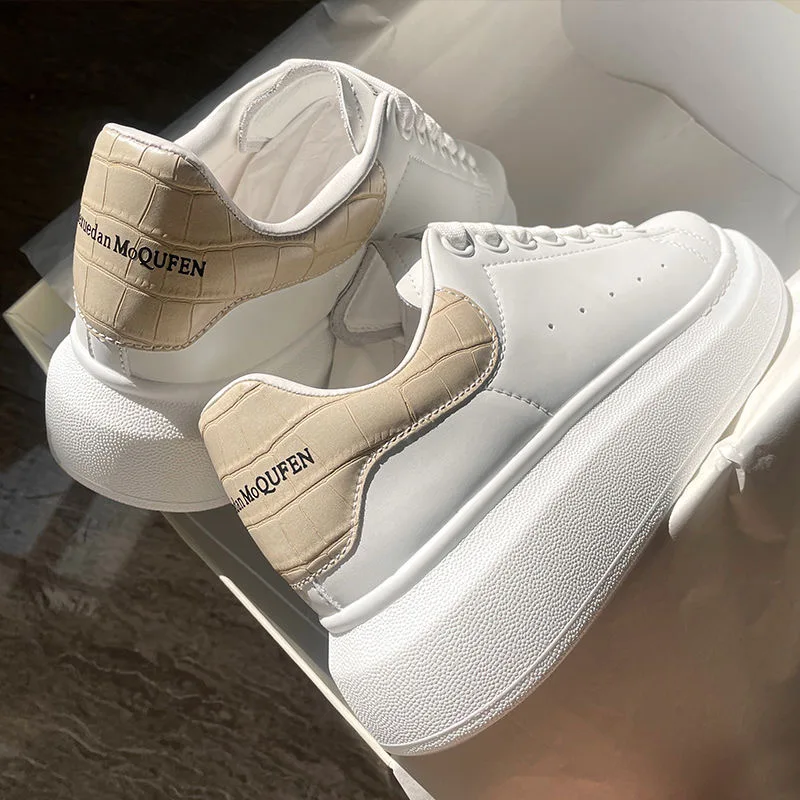 Sneakers Shoes Men Women Running Shoes Autumn Casual Shoes Fashionable Heightening Small White Shoes Running MQ Shoes