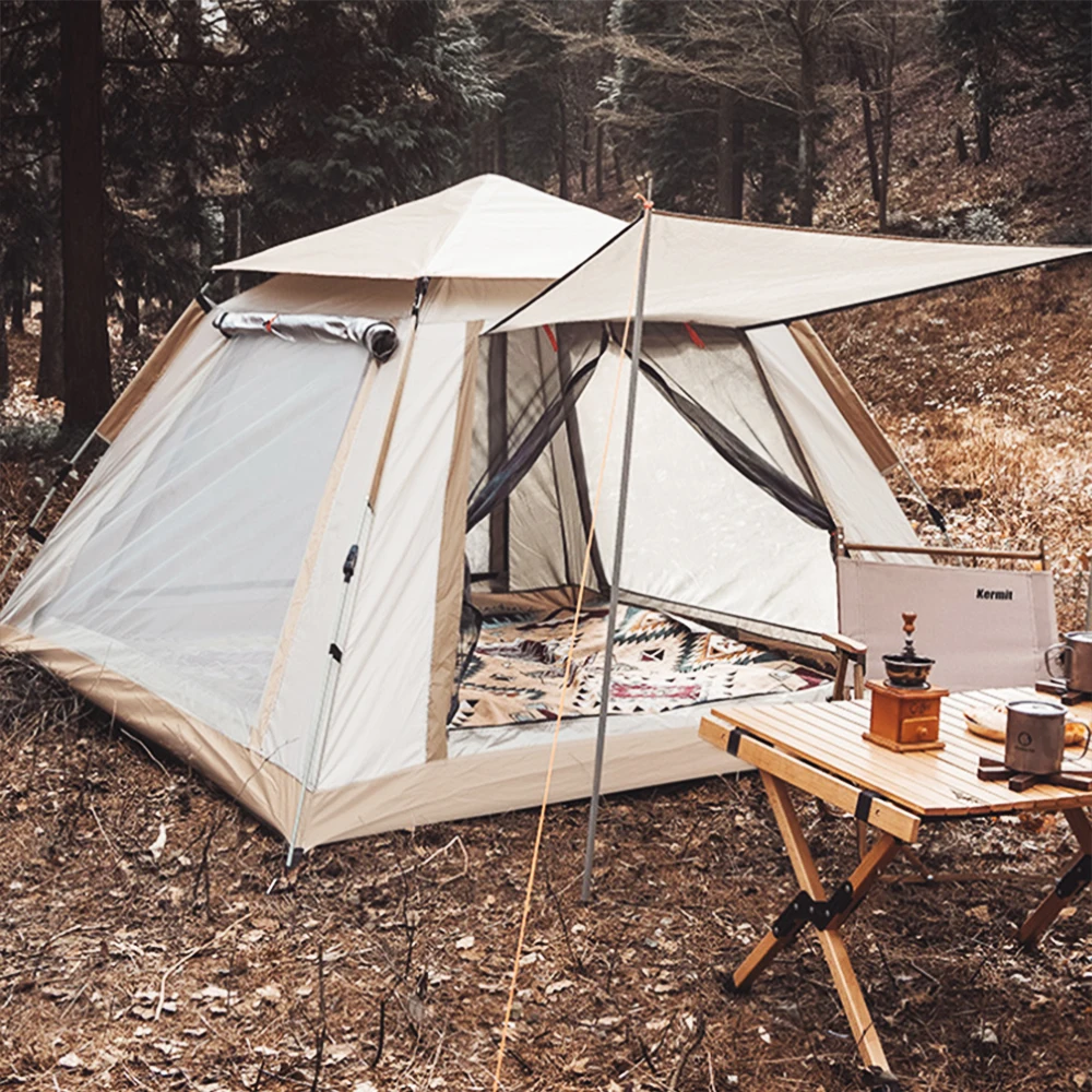 Палатка туристическая Автоматическая на 3-4 человек самораскрывающаяся
