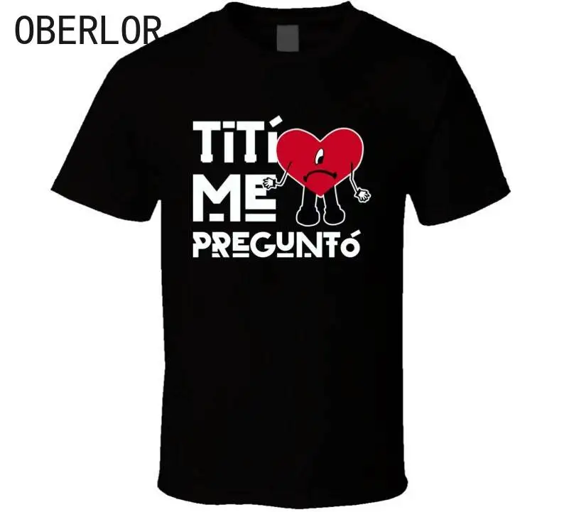 

Titi Me Pregunto Un Verano Sin Ti Bad Bunny Reggaeton Regueton N T Shirt Women'S Summer Blouse Wholesale Clothes Couples Tshirt