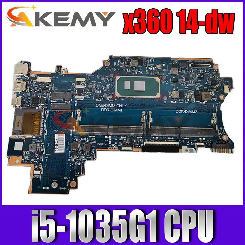 

Материнская плата для ноутбука HP x360 14-dw 14m-dw0023dx