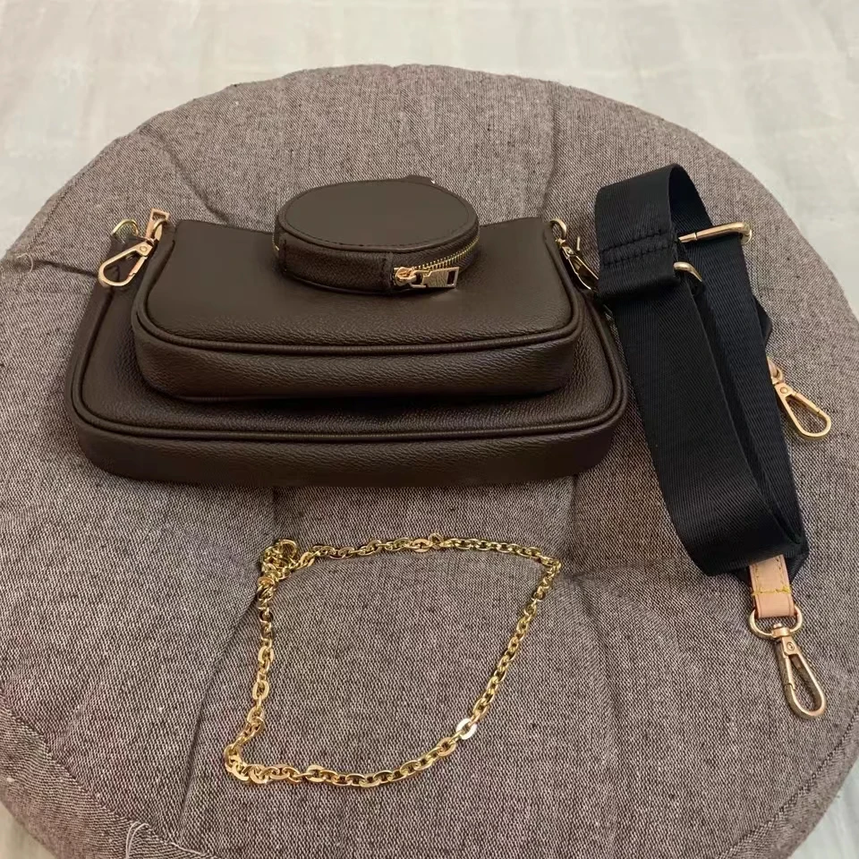 High Quality New Shoulder Bag Fashion Women Three-Piece Messenger Bag MULT1 CHETTE ACCESS000RlES Classic Handbags With Box