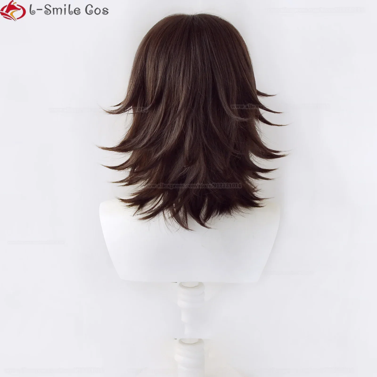 Аниме Futo Detective Shotaro Hidari Косплей Парик Кепки Fuuto PI Темно-коричневые термостойкие