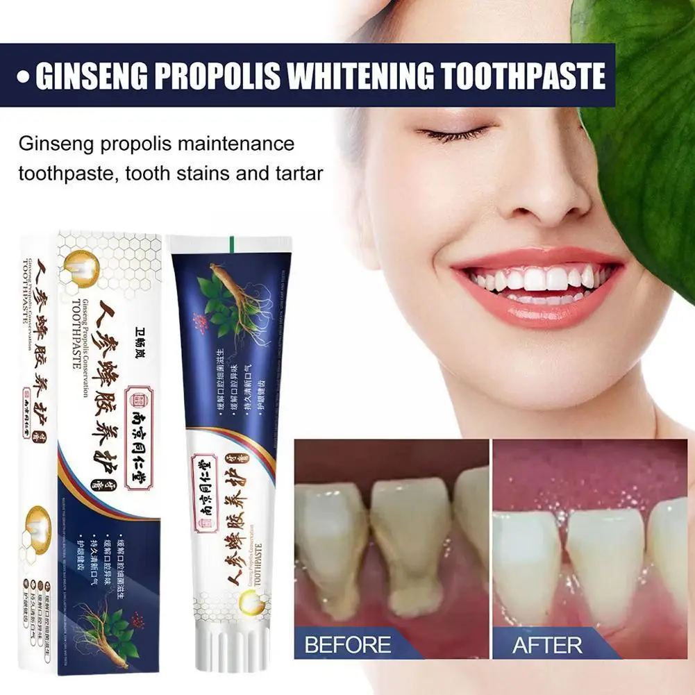 

120g Tooth Decay Whitening Toothpaste To Tooth Stains Clean Plaques Whiten Remove Deep Strengthens Protect Teeth C1R5