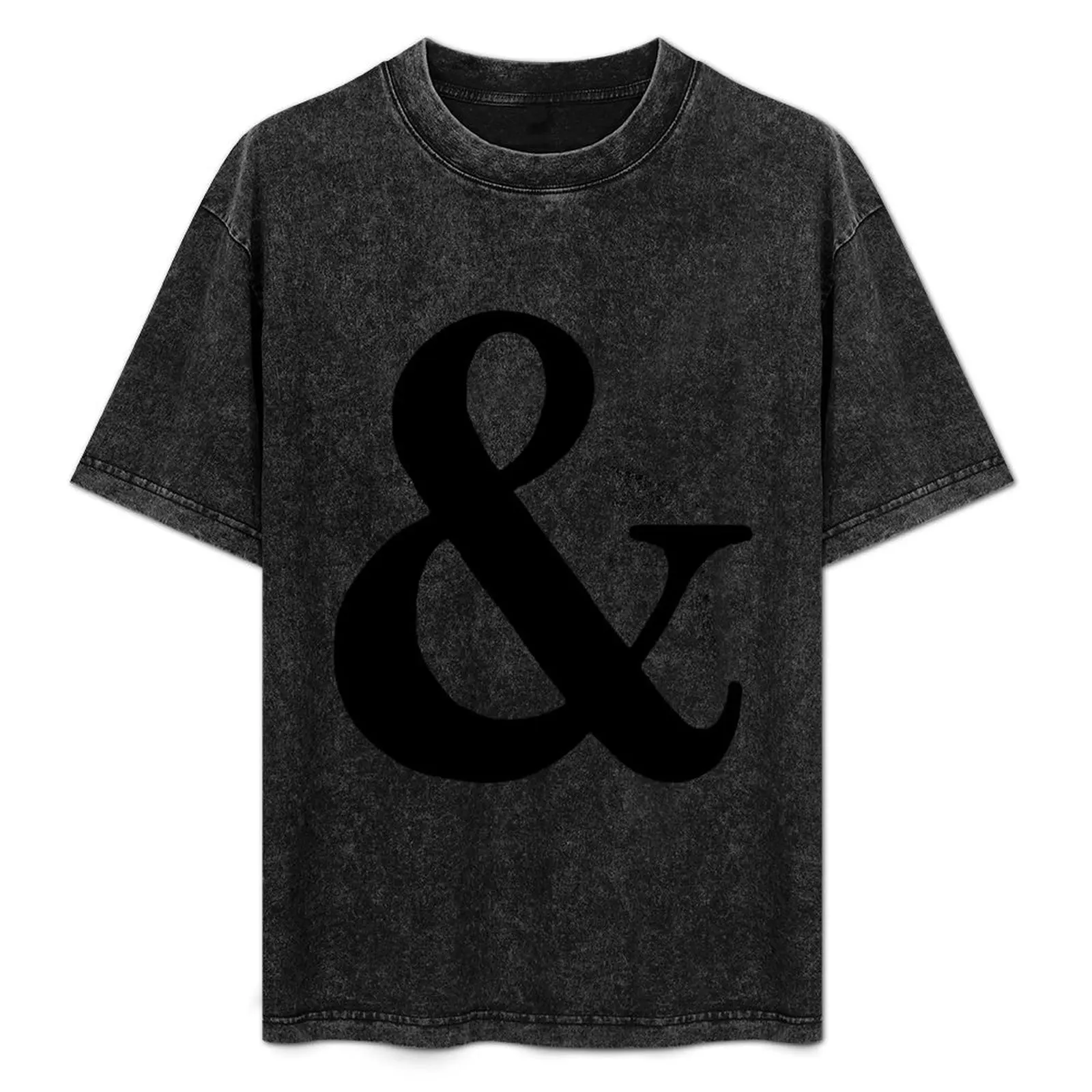 Футболка и наклейки Ampersand Serif — хипстерская футболка с рисунком рубашки аниме