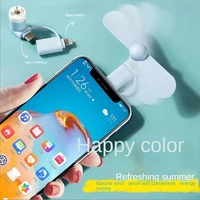 mobile phone small fan 2 in 1 portable mute for milletvivo androidapple type c