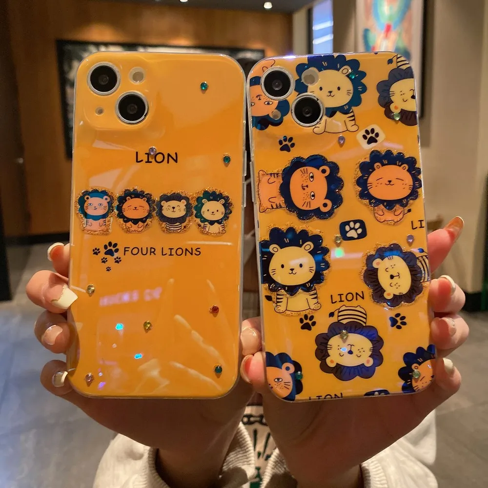 

Мультяшный милый мягкий чехол с головой льва для iphone XS X XR XSMAX 7 8 Plus 11 12 13 Pro Max, чехлы, Обложка